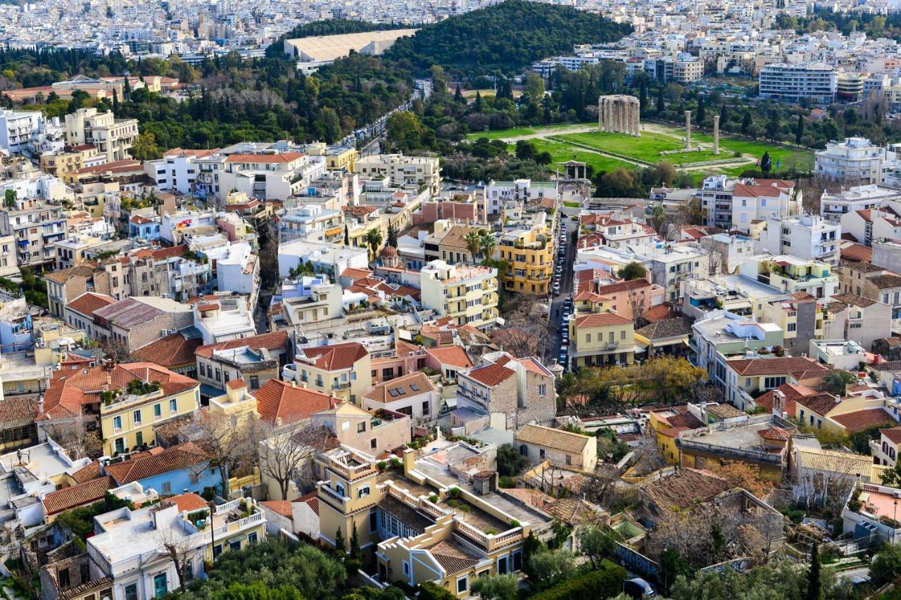 Apartament Athens Cozy Studio 4 Min Walk To The Acropolis Hil Zewnętrze zdjęcie